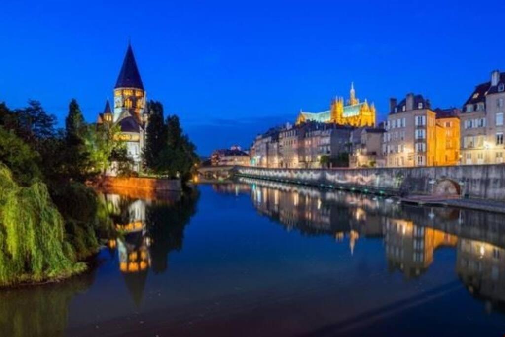 F2 65M2 Parking Prive Avec Une Belle Vue Metz Exteriör bild