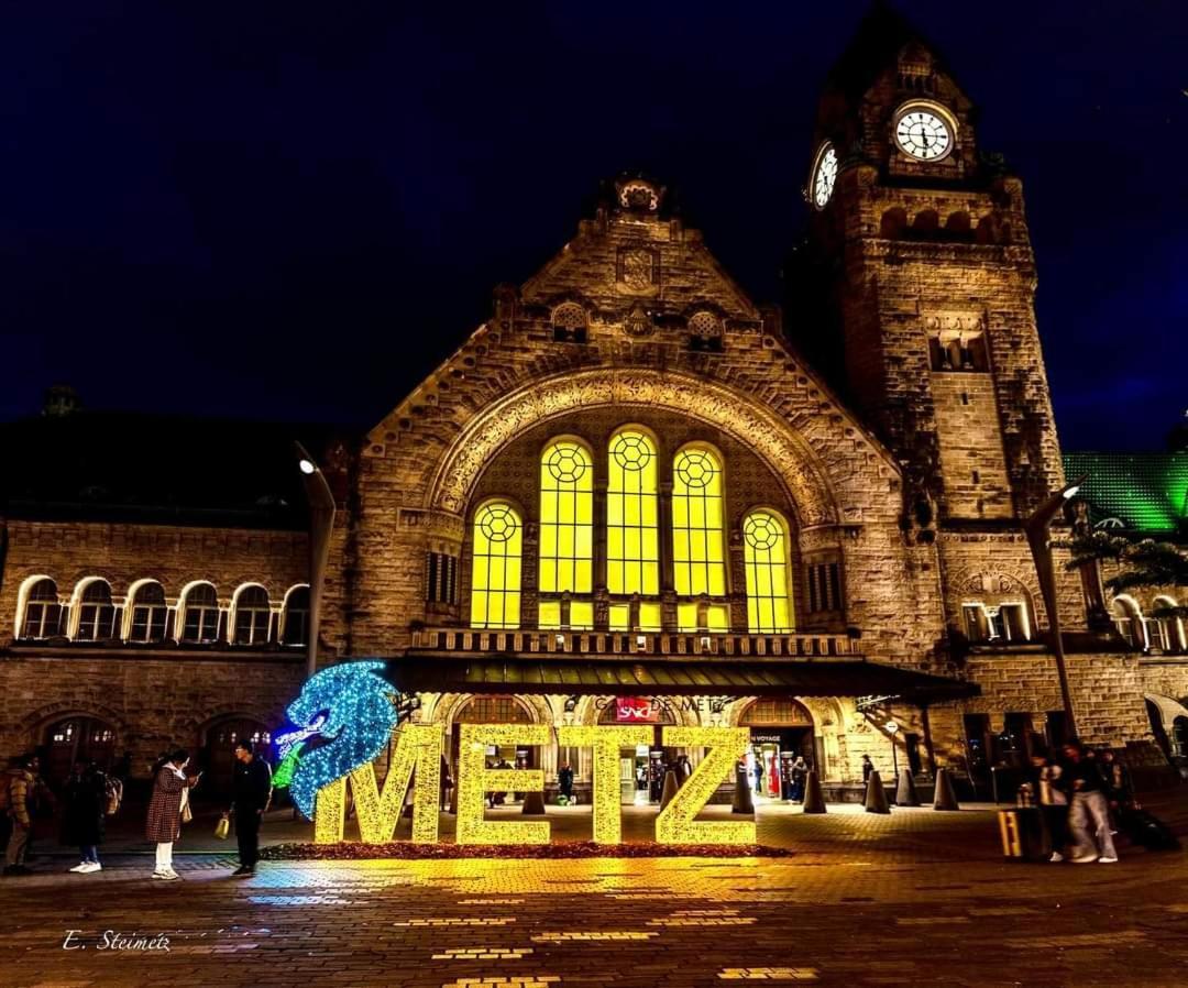 F2 65M2 Parking Prive Avec Une Belle Vue Metz Exteriör bild